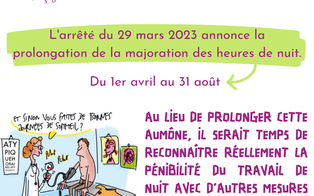 Heures de nuit majorées