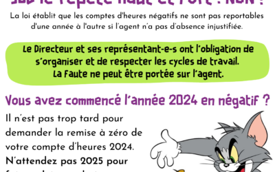 Heures négatives