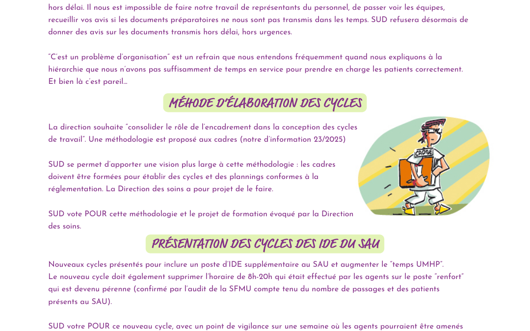 Compte rendu du CSE et FS de mars 2025