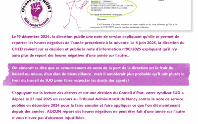 Heures négatives : vers un respect de vos droits ?