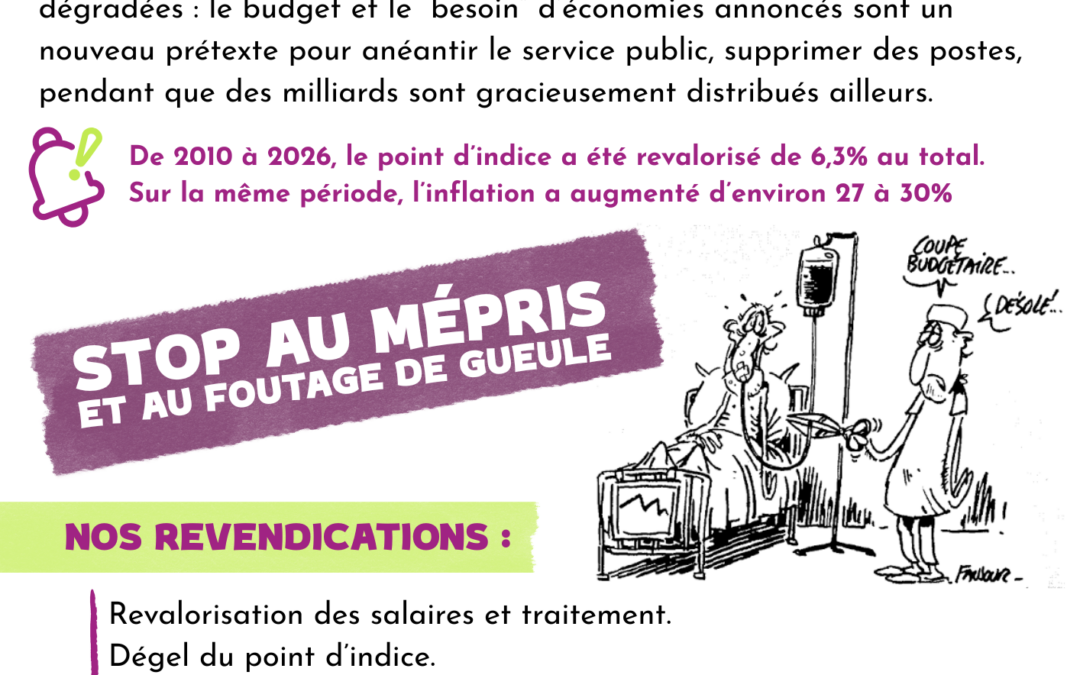 Mobilisation Fonction publique 29 septembre 2026